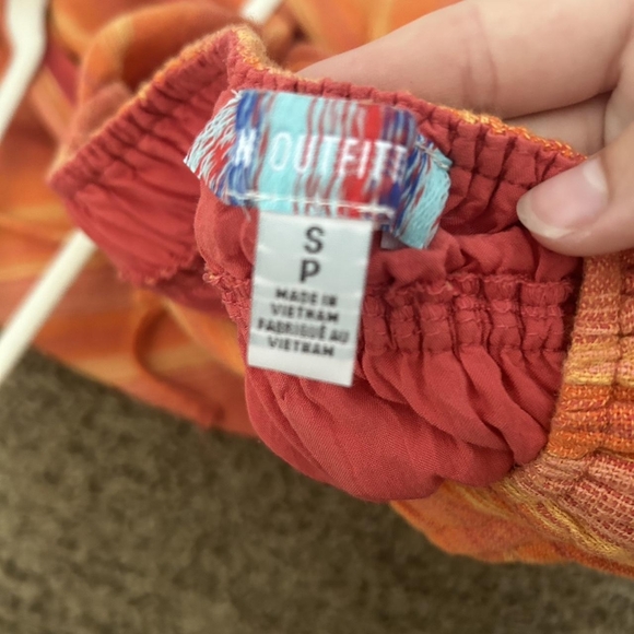 Women's Orange Dress - Picture 2 of 3